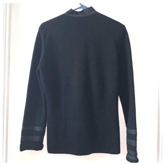 Telluride Clothing Co. Wool Jacket Medium Black Button-Up - Picture 6 of 10